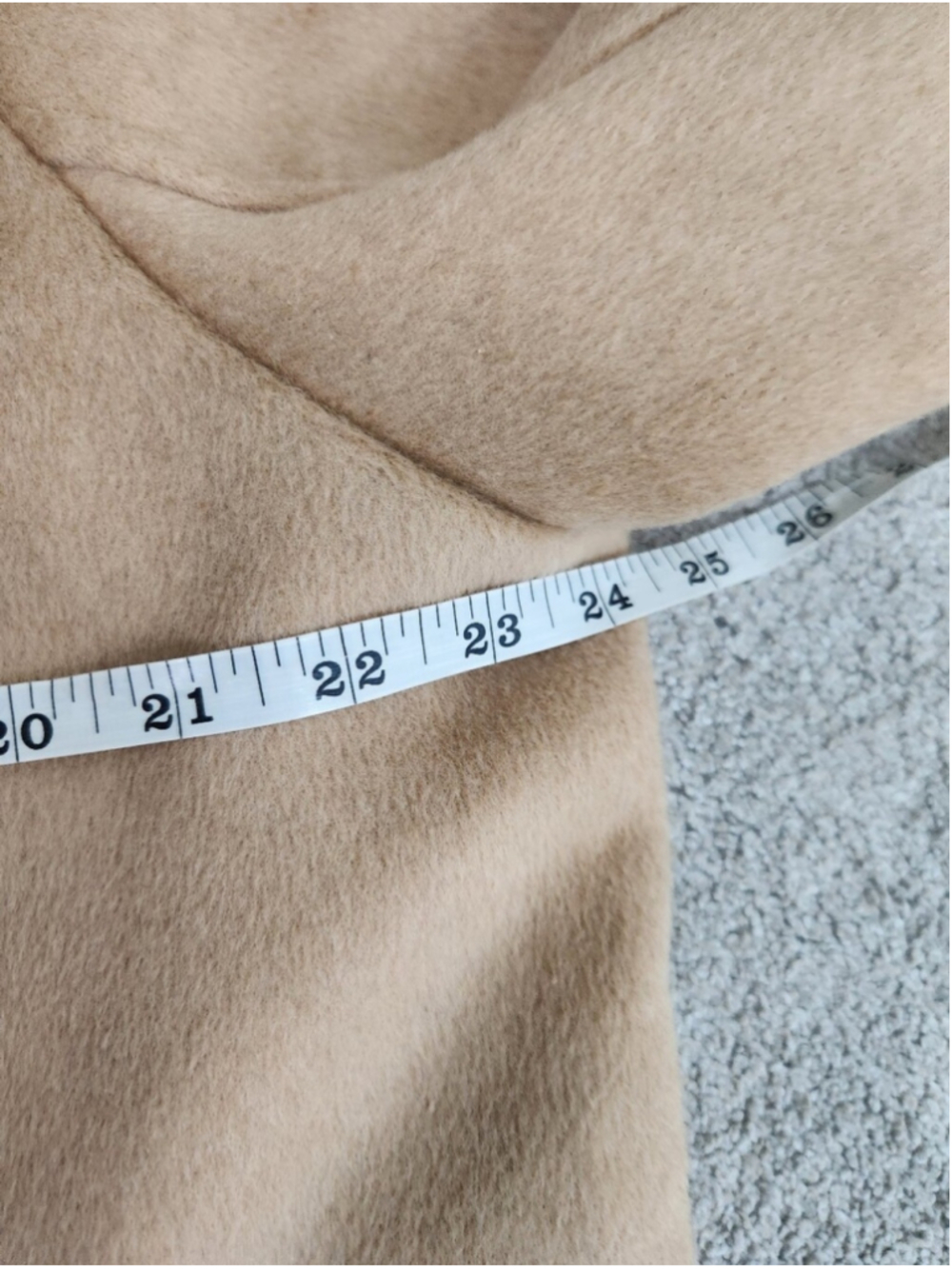 Abercrombie & Fitch Men's Size Large Tall Tan Wool Blend Work Coat Professional - Picture 8 of 16